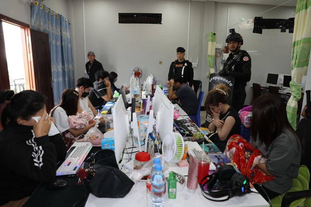 #柬埔寨资讯：波贝突袭3处涉诈窝点 查获涉案人员