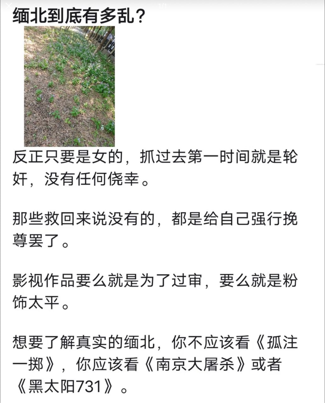 传说中的缅北