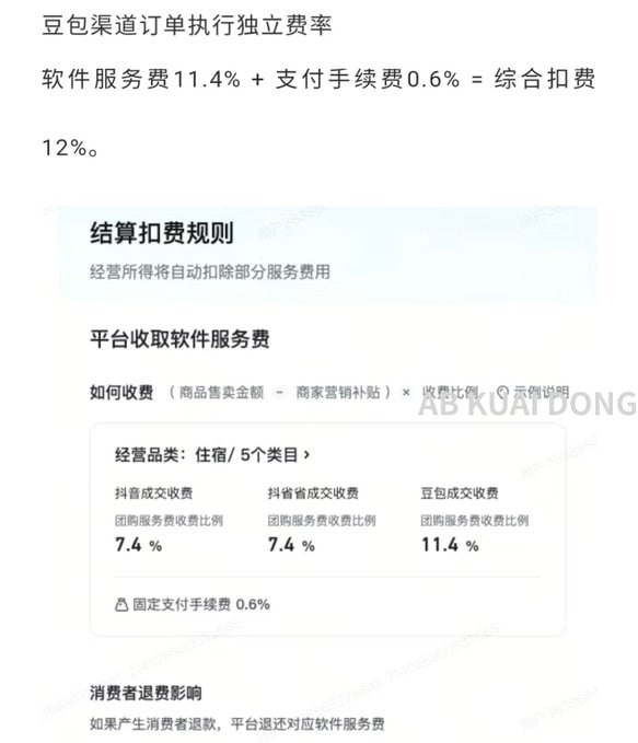 该来的还是来了。字节 AI 豆包将于今天起，正式对从豆包跳转到抖音商城，预定酒店的订单，收取 12% 综合费率，包括 1…