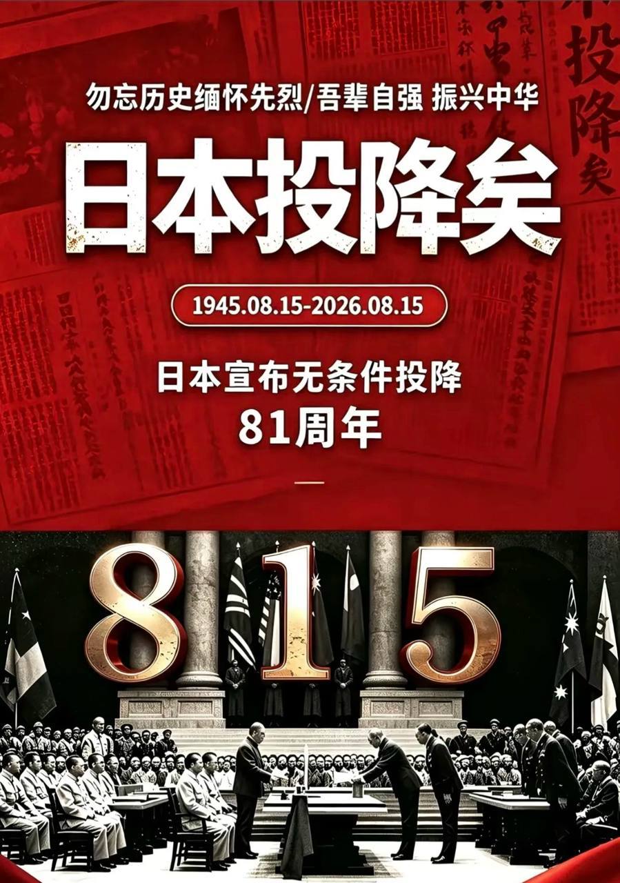 #抗战胜利81周年   勿忘国耻