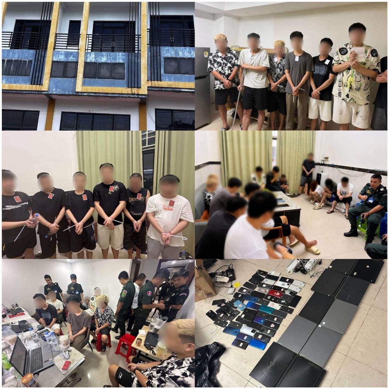 西港昨天抓了😃😃个中国人
