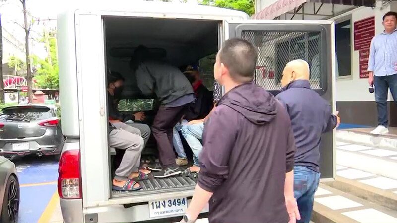 #泰国 七名青少年结伙围殴勒索日本游客被提请羁押，警方开放家属申请保释