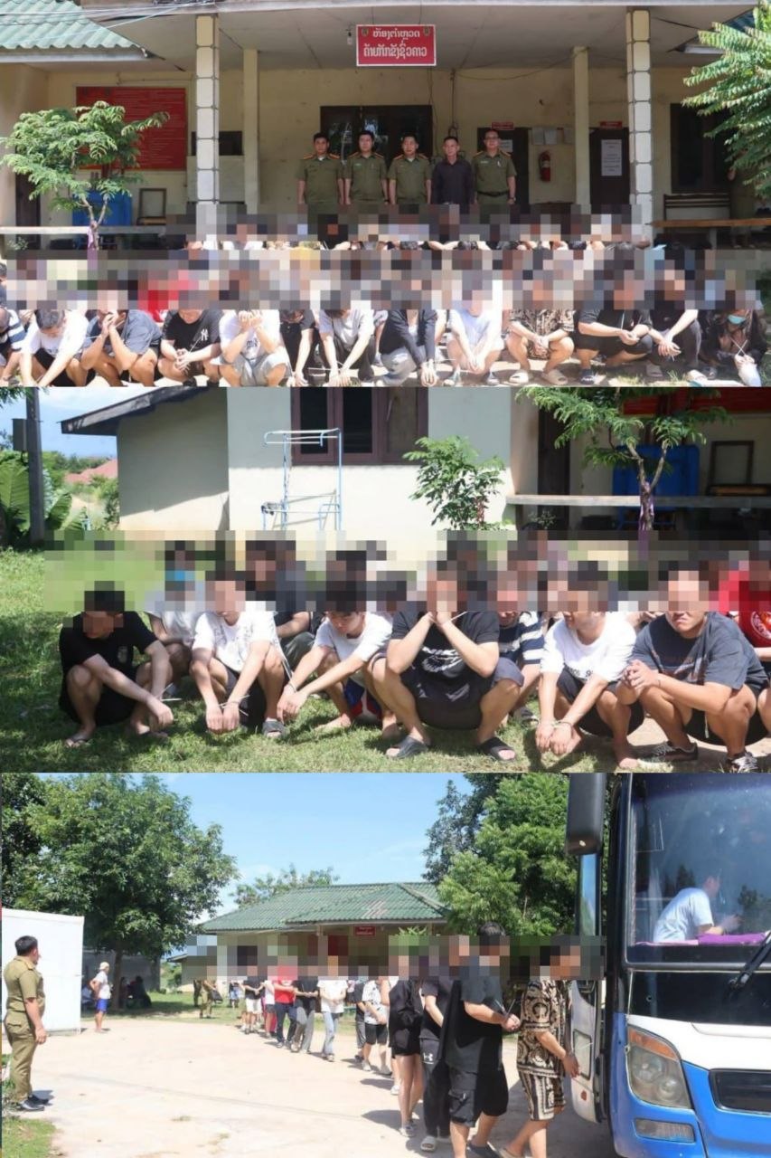 #老挝新闻：万象省警方突查两家酒店：78名外国人涉嫌参与网络犯罪活动
