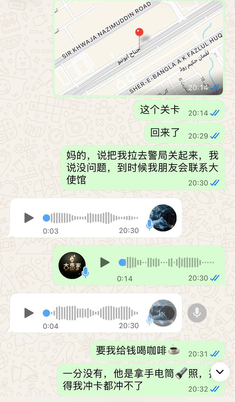 #网友投稿：巴基斯坦的警察黑的一比，把中国人当提款机了，关卡查车只查中国人，目的就是要索要钱财，遇见美国人屁都不敢坑一声…