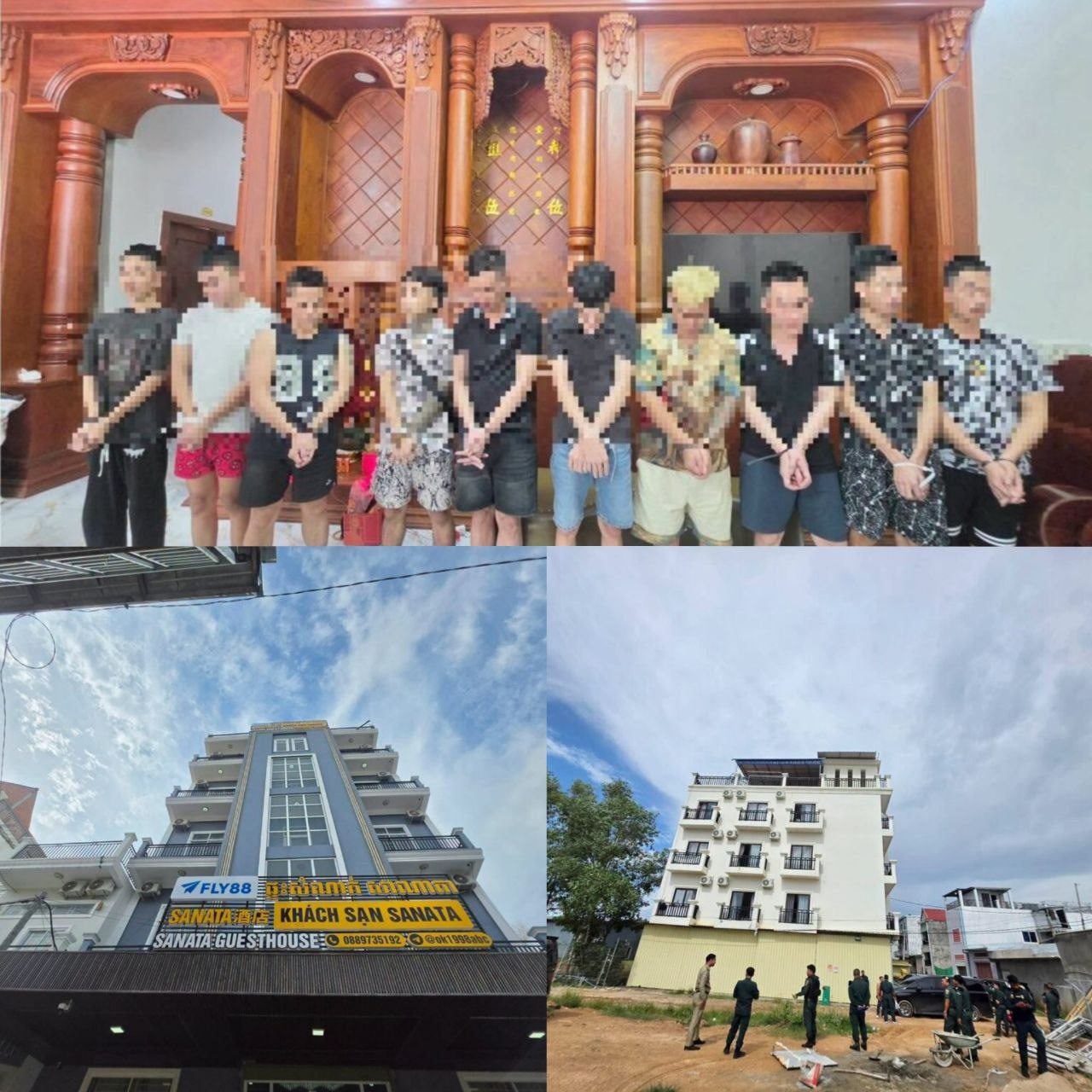 🇰🇭木牌昨天抓了110人，包括14名中国人