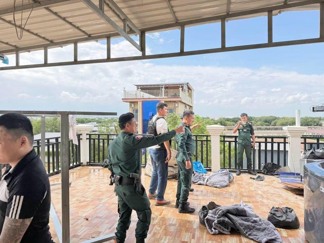 #柬埔寨 柴桢省警方突袭两处网诈窝点，一举抓获110名涉案人员，查获大批作案设备