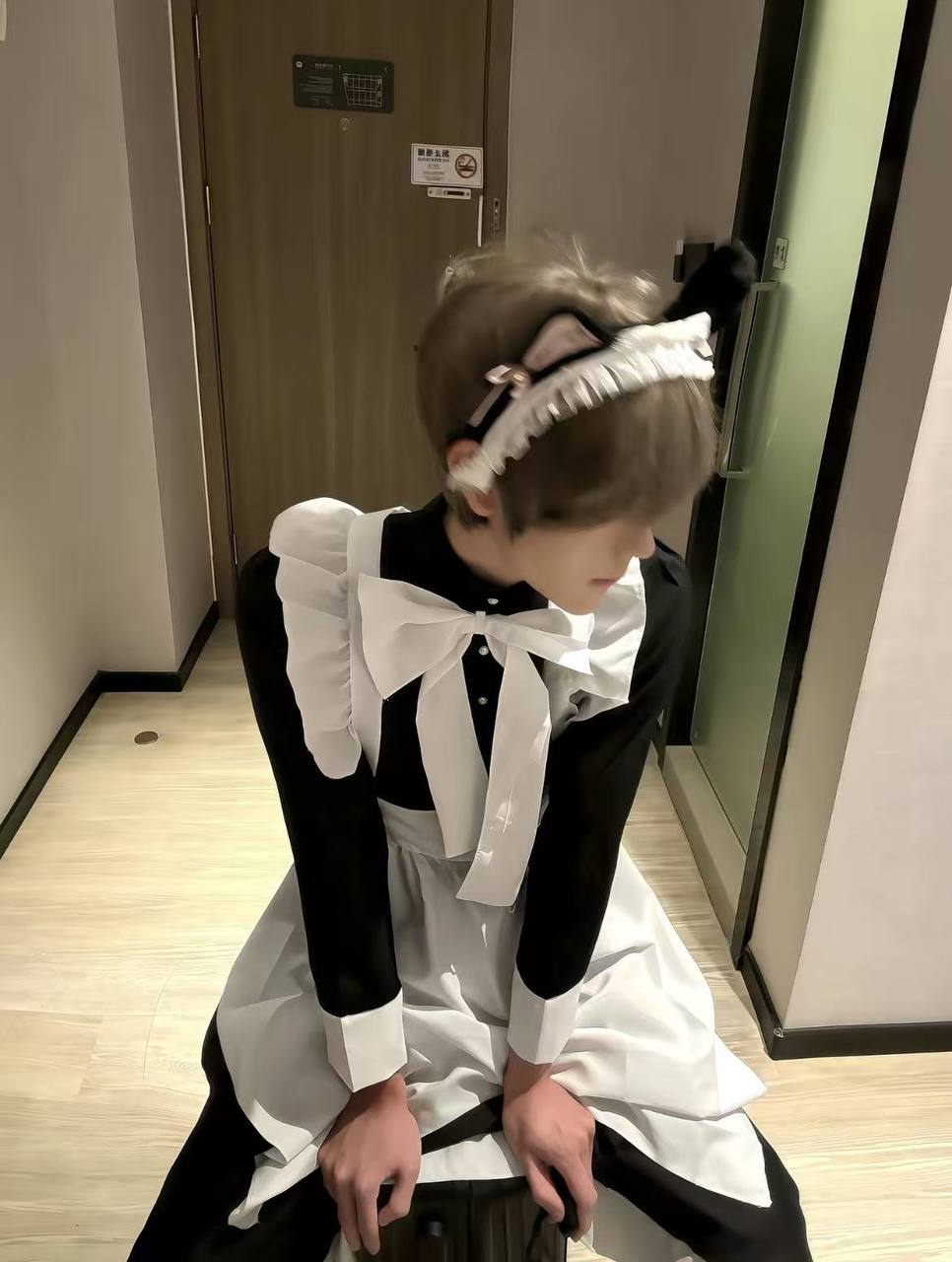 如果你喜欢 #女仆装 我会穿给你看 ！