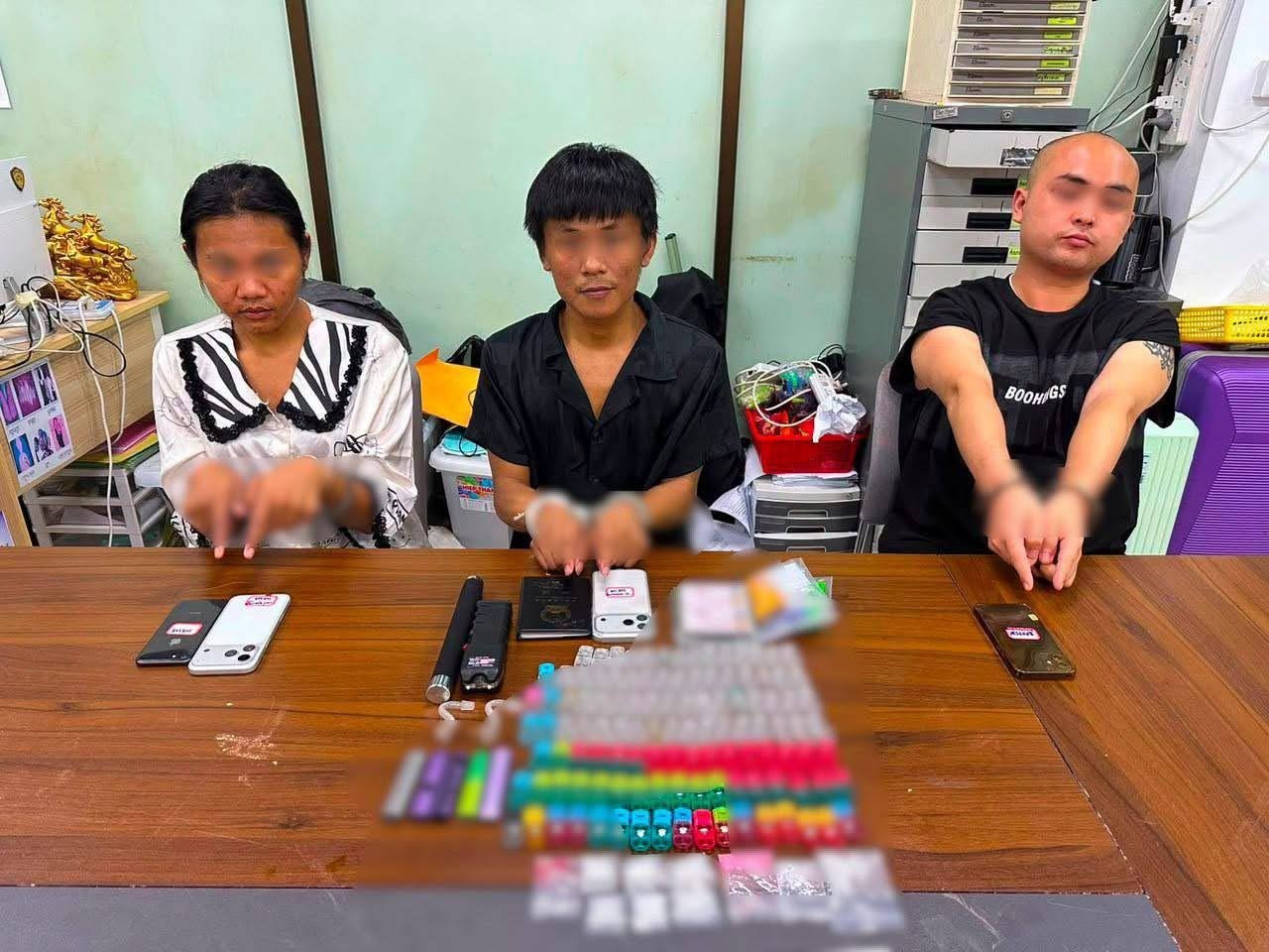 #西港 警方破获一起 #贩毒案 ，抓了3名嫌疑人。