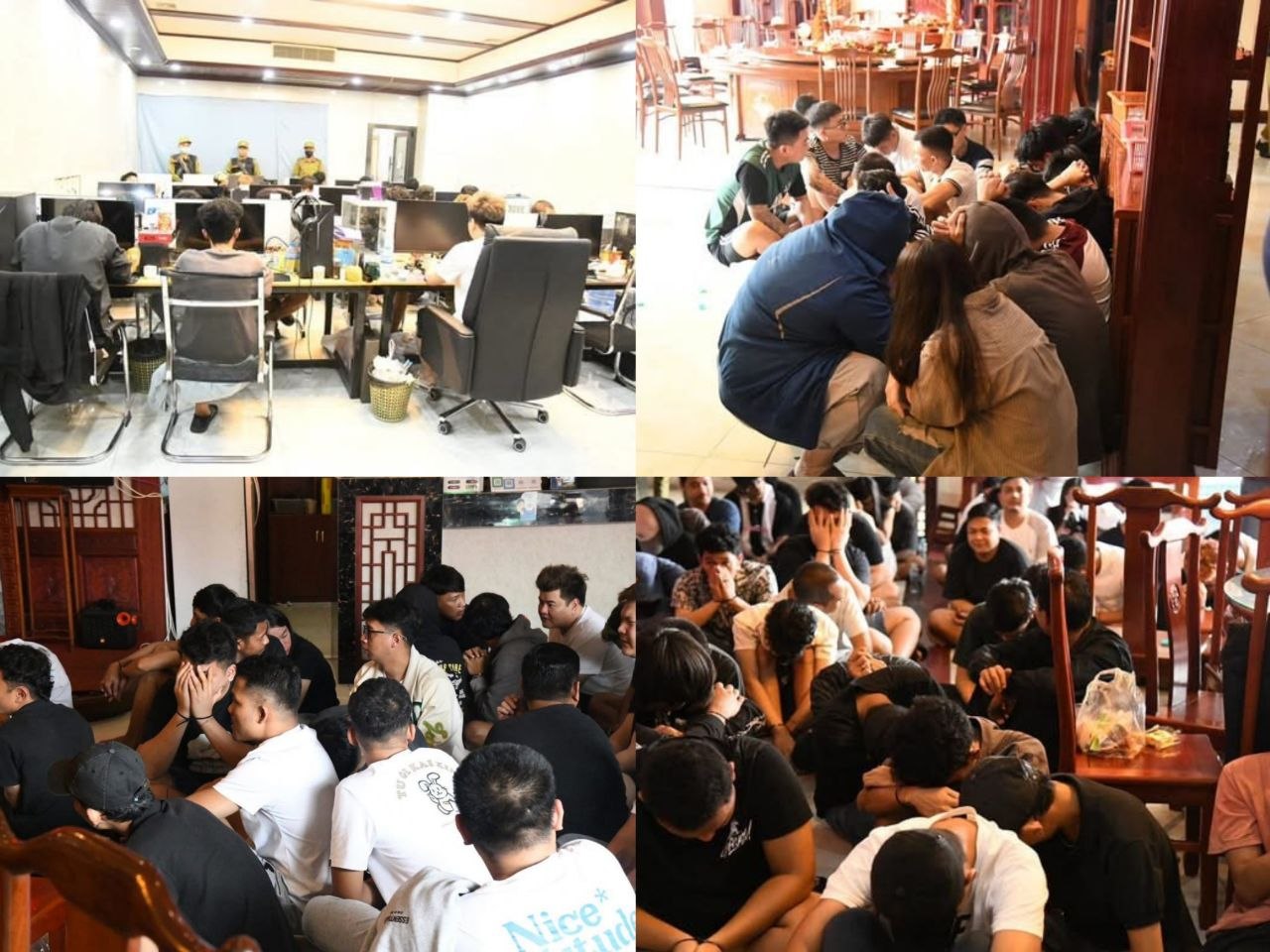 #老挝新闻：三江凯撒公寓被突袭现场报道：