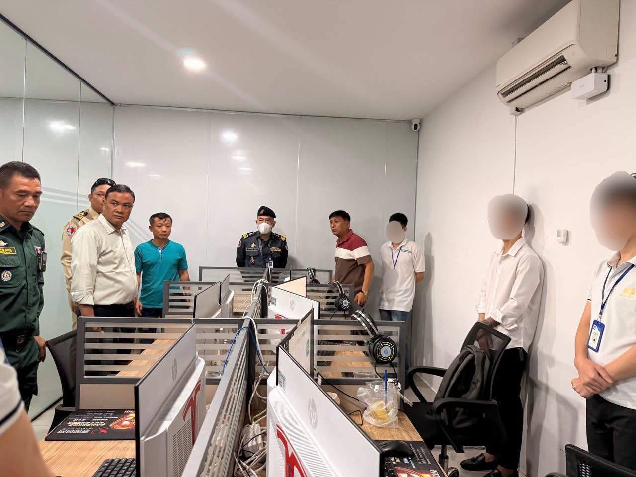 4名越南人在金边搞非法网贷被抓