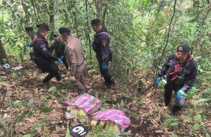 #泰国 清迈泰缅边境军警巡逻遭遇毒贩开火，激烈交火击毙两人，缴获六十万粒冰毒